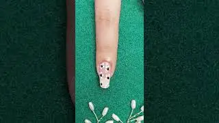 Transparent Small Flower on Nails Amazing Nail Art Design For Beginners 