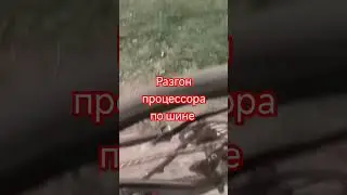 Разгон процессора по шине