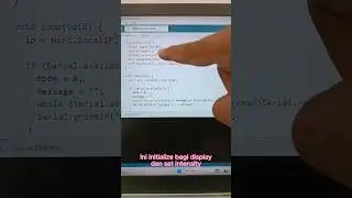 ESP32 buat paparan MAX7219 Dot Matrix
