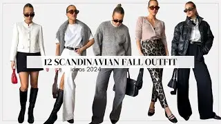 FALL OUTFIT IDEAS 2024 - Summer to Fall transitional Scandinavian / Stockholm Style I SandraEmilia