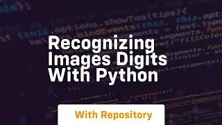 Recognizing images digits with python