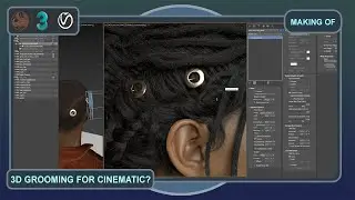 Making of Antea | 3D Grooming | Capsule Studio |  for Banishers: Ghosts of New Eden cinematic