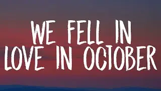 girl in red - we fell in love in october (Lyrics)