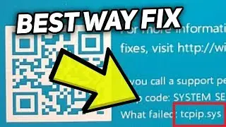 tcpip.sys BSOD error - Best way to fix