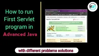 How to create and run first Servlet program in Advanced Java #servlet #java #javaservlet #coding