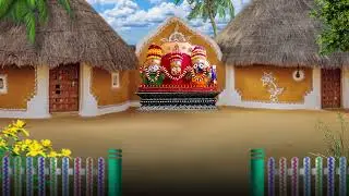 Lord Jagannath with House Background Video Effects || Sri Jagannath Loop Video 