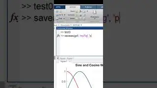 MATLAB Tutorial: How to Save a Figure with the Saveas Function