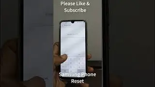 How to Factory Reset Samsung Phone | Samsung Mobile Phone Reset Kaise kare #ytshorts #shortvideo