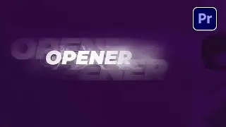 Dynamic Opener Template For Premiere Pro