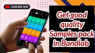 How to get good quality drum samples in bandlab Mobile. bandlab samples pack