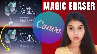 Canva MAGIC ERASE | Remove Gift Box From Photo