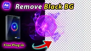 How to Remove Black Backgrounds Instantly Free Console Plugin for After Effects Tutorial