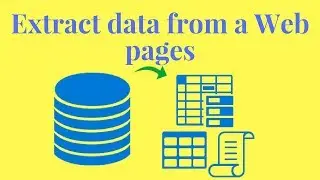 How to extract data from a Web pages? Web Data Extractor software