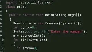 Prime number program in java |Java program