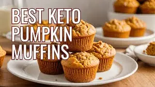 The Best Keto Pumpkin Muffins. Easy, dairy-free, sugar-free, low-carb pumpkin muffins. Kid approved.