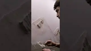 Как слепить горы из шпаклевки