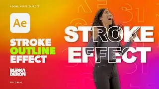 Stroke Outline Effect Tutorial in Adobe After Effects No Plugins