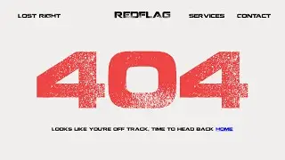 [Trailer] 404 Page Design Using Html Css and Gsap