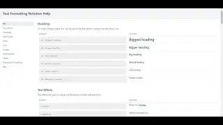 JIRA Text Formatting