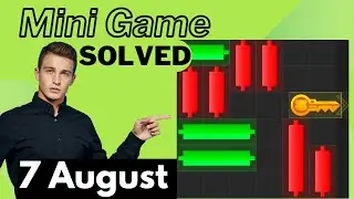 Minigame 7 August solved, Hamster Combat Puzzle/ Keys