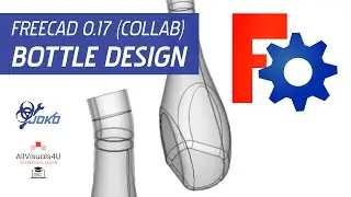 3D Bottle Design - FreeCAD To Blender Export