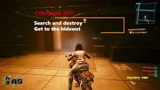 Cyberpunk 2077 Search and Destroy | Get to the hideout