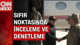 Bakan Akar ve komutanlar Irak sınırında!