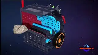 Молотковая дробилка для рециклинга. 6FX.  [Анимация]. Рециклинг. Принцип работы.  Переработка ЖБИ.