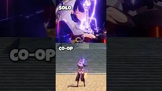 Solo Vs Co-op all electro characters burst #genshinimpact #genshin #shorts