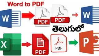 Easy way to convert all types of files in Telugu||Convert all types of files||