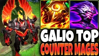 My Immortal Galio Top Lane is the NIGHTMARE OF ALL MAGES 🔥 LoL Top Galio s13 Gameplay