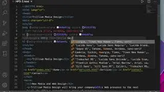 HTML03 - Font-Size Values and More CSS Properties