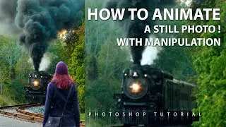 Photoshop: how to animate a photo with manipulation