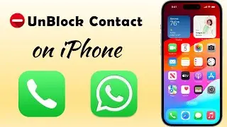 How to unblock number on iPhone | Revert blocked number | WhatsApp | Check all blocked Contacts