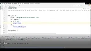 A Python program to concatenate two strings when the second does not already begin with the first.