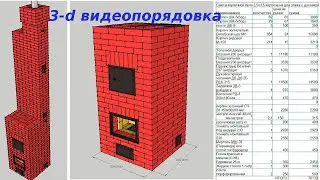 Видео порядовка двухэтажной печи с духовкой 3,5х3,5 кирпича. Дачная печь на два этажа своими руками.
