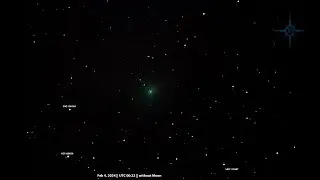 Position of Comet 62p (Tsuchinshan) February 4, 2024