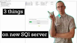 This is what you have to do on newly installed SQL server