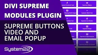 Divi Theme Supreme Buttons Video And Email Popup 😎