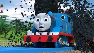 360º Coal Trucks SMASH into Thomas! REMASTERED 4K 60FPS | TOMICA Thomas & Friends