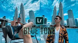 Cara Edit Foto Ala Selebgram | Blue Tone - Lightroom CC Mobile Tutorial | free preset