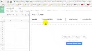 How to insert an image in Google Spreadsheet