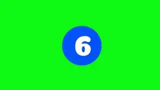 number counting green screen | green screen | 