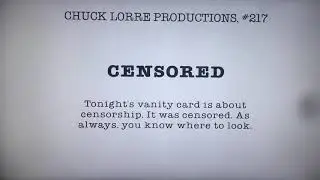 Chuck Lorre Productions, #217/Warner Bros. Television (2008)