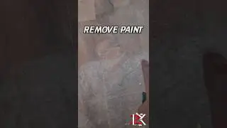 How to remove paint off the floor #howtopaint #removepaint #painting