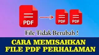 Cara Memisahkan File Pdf Per halaman Cepat Tidak Sampai 1 Menit
