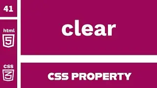 CSS Property : clear explained !