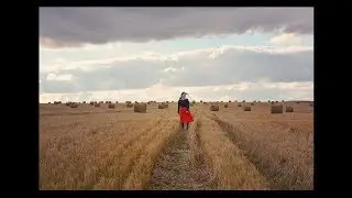ФОТОСЕССИЯ В ПОЛЕ со стогами сена | осенняя фотосессия