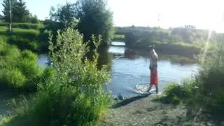 Река Ряжик, открытие купального сезона 2020.