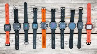 ТОП 10 УМНЫХ ЧАСОВ XIAOMI AMAZFIT ОТ 26 $ ДО 119 $  🔥 Что купить в 2021 ГОДУ ?